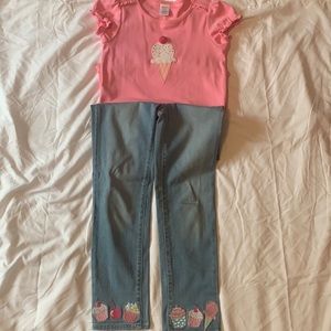 Girls matching set. Size 7.